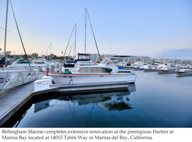 Construction of Harbor at Marina Bay in California completed by Bellingham Marine