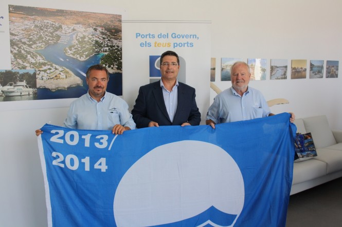 Blue Flag for three ports of IPM Group Blue Flag for three ports of IPM Group