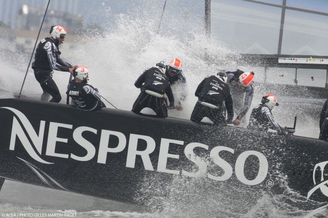 Emirates Team New Zealand in action Emirates Team New Zealand in action