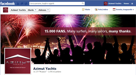A huge success of Azimut Yachts on social networks
