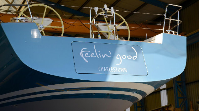 Feelin Good Yacht - aft view Feelin Good Yacht - aft view