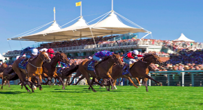 Yachting party at Goodwood Racecourse to celebrate the British marine industry