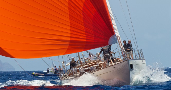 A great success of Royal Huisman’s Huisfit-refitted HEARTBEAT Yacht at Superyacht Cup Palma 2013