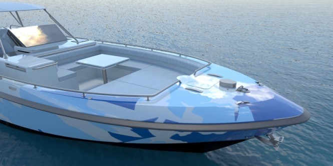 Hornet Yacht Tender - front view Hornet Yacht Tender - front view