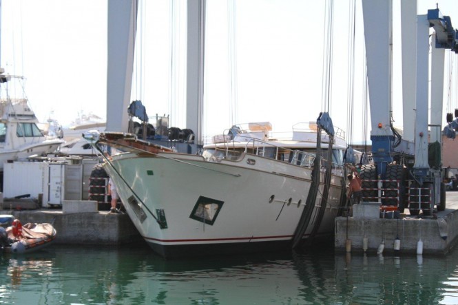 Classic sailing yacht ‘ANDROMEDA’ just launched by Castagnola shipyard