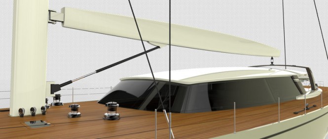 Luxury sailing yacht Ks 120 concept Luxury sailing yacht Ks 120 concept