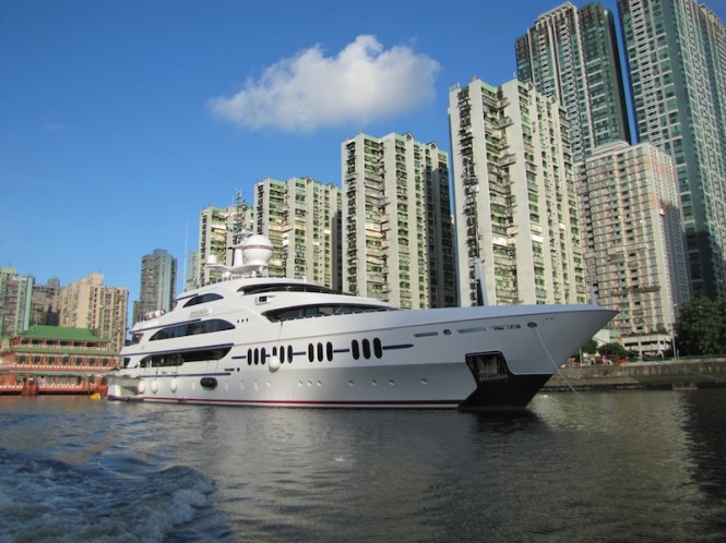 65m Motor Yacht Ambrosia – largest superyacht in Macau to date