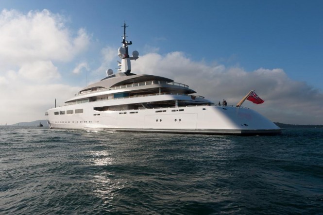 Mega yacht Vava II - Photo bby Trevor Burrows