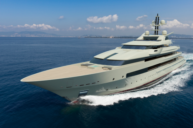 Breath-taking 91,5m Oceanco mega yacht DP031 concept