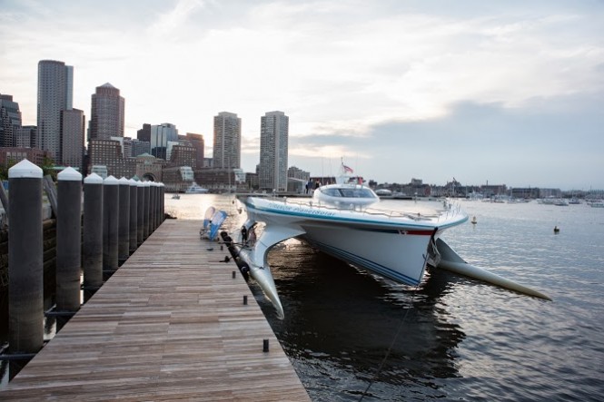 PlanetSolar starts her search for ocean eddies in the North Atlantic