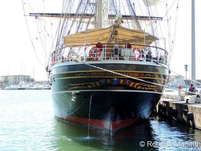 STAD AMSTERDAM clipper charter yacht - Photo by Roberto Malfatti STAD AMSTERDAM clipper charter yacht - Photo by Roberto Malfatti