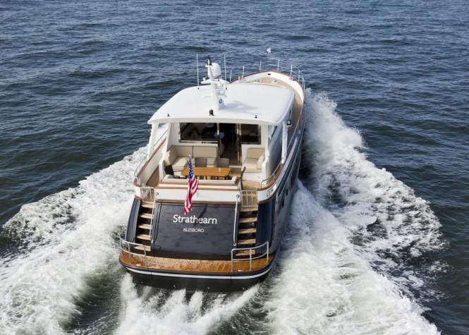 Strathearn Yacht - Aft View Strathearn Yacht - Aft View