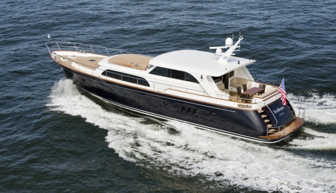 Strathearn Yacht - aft view Strathearn Yacht - aft view