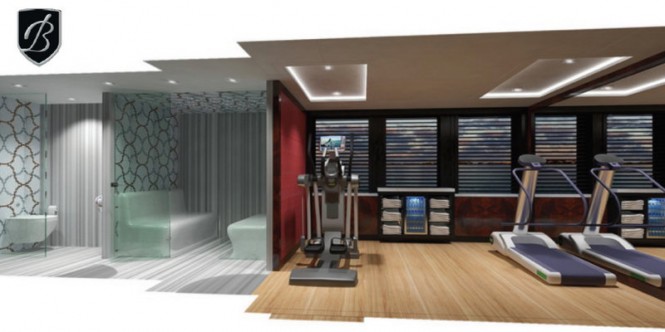 Superyacht Alfulk - Gym Superyacht Alfulk - Gym