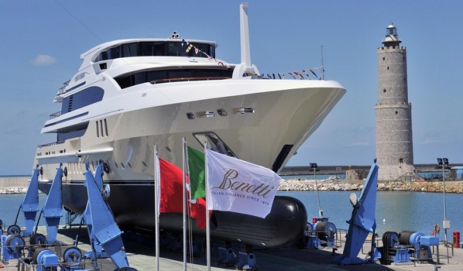 Technical launch of the 56m Benetti motor yacht FB261