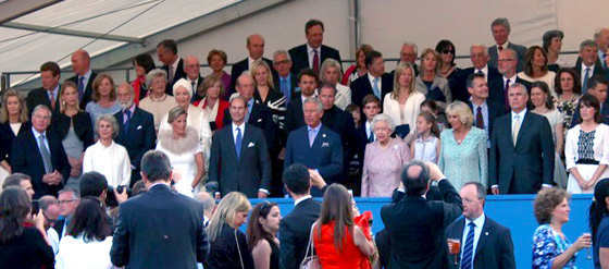 The Coronation Festival in the gardens of Buckingham Palace