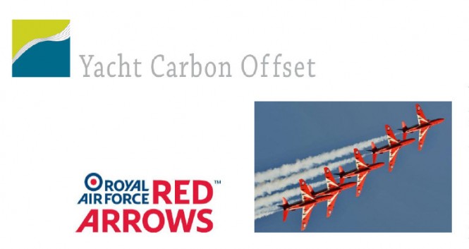 Yacht Carbon Offset arranges Carbon Offset for Red Arrows set to perform at MYS 2013