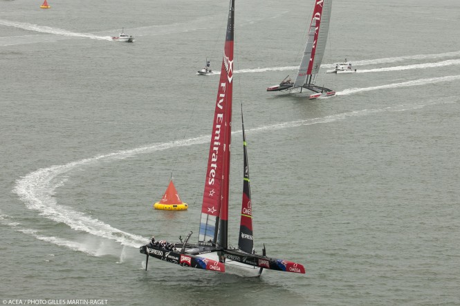 Top spot in the Round Robin of the Louis Vuitton Cup for Emirates Team New Zealand