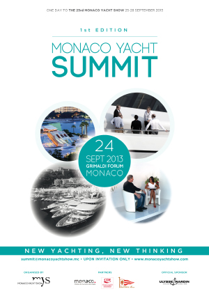 Monaco Yacht Summit, Grimaldi Forum de Monaco, September 24, 2013