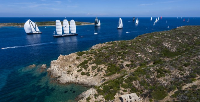 Perini Navi Cup 2013: Line honours for superyacht P2, overall lead for luxury yacht Silencio