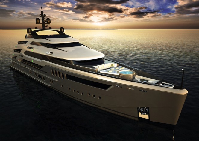 60m Gemini superyacht by Pannone Architetti