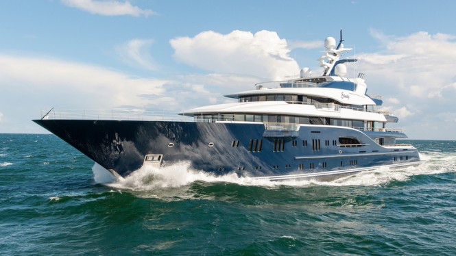 Successful sea trials for 85m Lurssen luxury yacht SOLANDGE (Project NIKI)