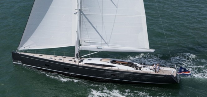 New sailing photos of Baltic 107 Yacht INUKSHUK designed by German Frers