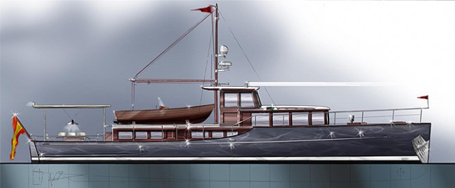 New 65′ Commuter motor yacht design by Barracuda Yacht Design