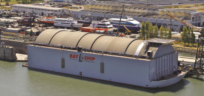 Bay Ship & Yacht Co unveils new dry dock of 6,300 ton capacity