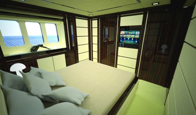 Cabin aboard Navetta 30 Yacht Cabin aboard Navetta 30 Yacht
