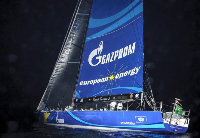 McConaghy Boats built super maxi Esimit Europa 2 takes Line Honours at Rolex Fastnet Race