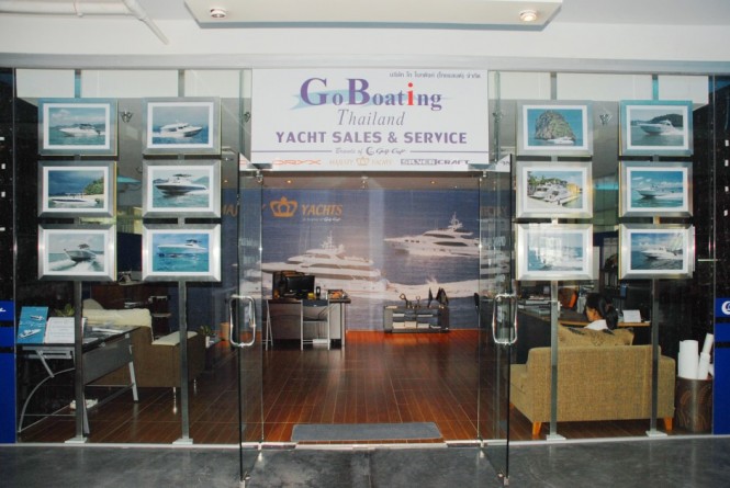 New home for Gulf Craft in the new Go Boating Thailand Office