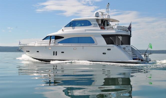 Maiden voyage with Owners successfully completed by Horizon E73 motor yacht SWELL TIME