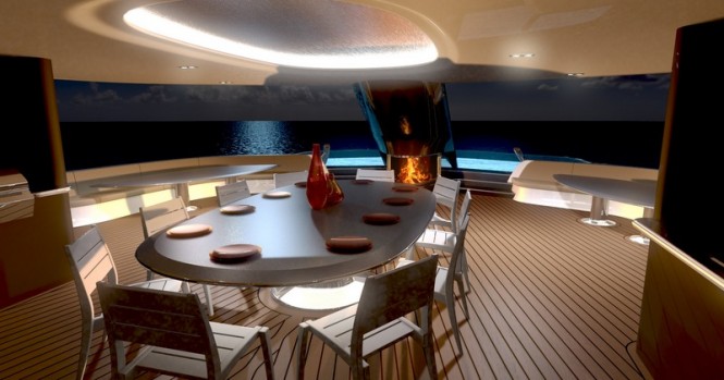 Illusion Yacht Concept - Dining Illusion Yacht Concept - Dining