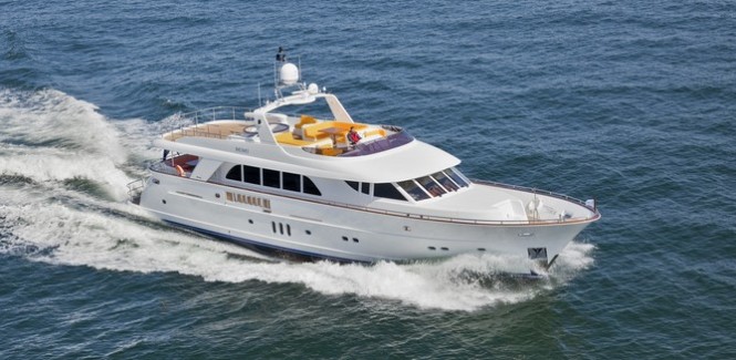 Mulder 92 Flybridge motor yacht MIMI sails from Egypt to Barcelona