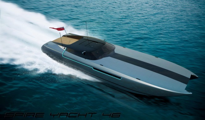 New SPIRE YACHT 46 superyacht chase boat by Spire Boat and Henry Ward