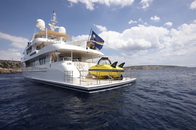 Sofia Yacht - Submarine swim platform Sofia Yacht - Submarine swim platform