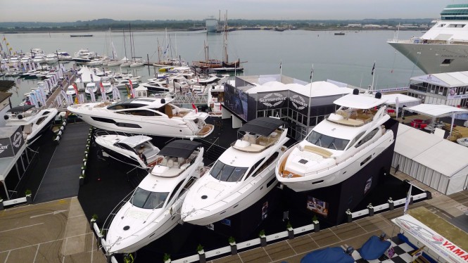 Luxury yachts by Sunseeker to be displayed at Southampton Boat Show 2013