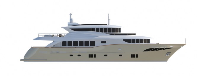 Superyacht Navetta 30 - Layout - Profile Superyacht Navetta 30 - Layout - Profile