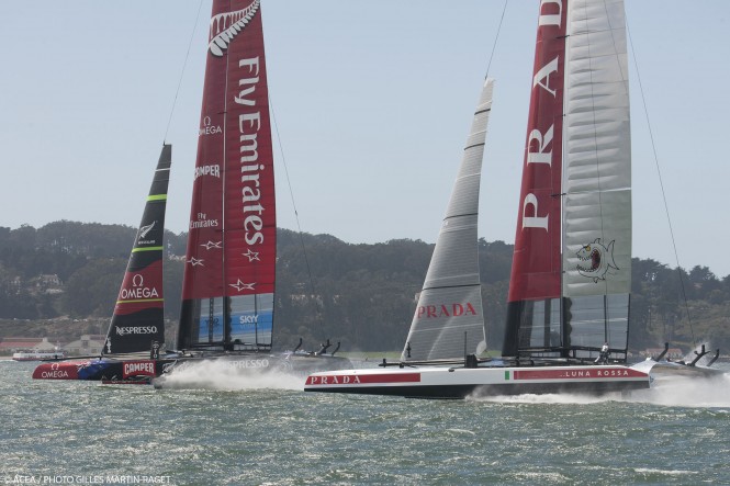 34th America's Cup - Louis Vuitton Cup - Louis Vuitton Cup Final - Race Day 1 - Race 1 34th America's Cup - Louis Vuitton Cup - Louis Vuitton Cup Final - Race Day 1 - Race 1