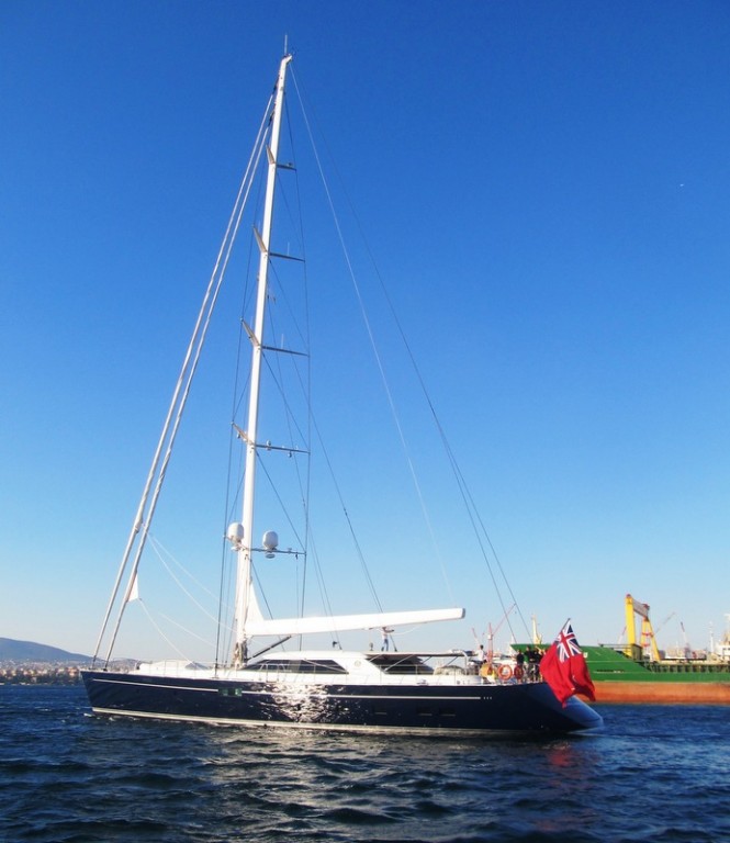 Luxury sailing yacht STATE OF GRACE delivered by Perini Navi Group