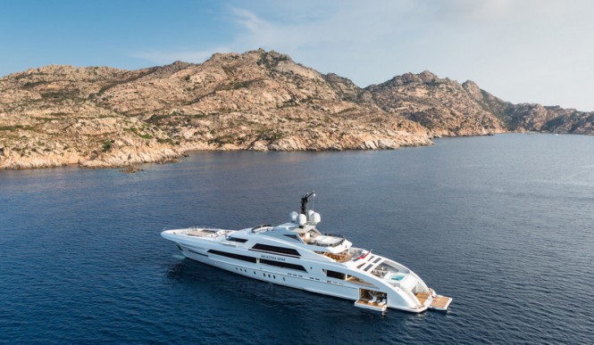 Mega yacht Galactica Star - upview - Photo by Jeff Brown Mega yacht Galactica Star - upview - Photo by Jeff Brown