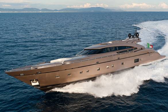 Latest 36m motor yacht AB116 by Fipa Group launched