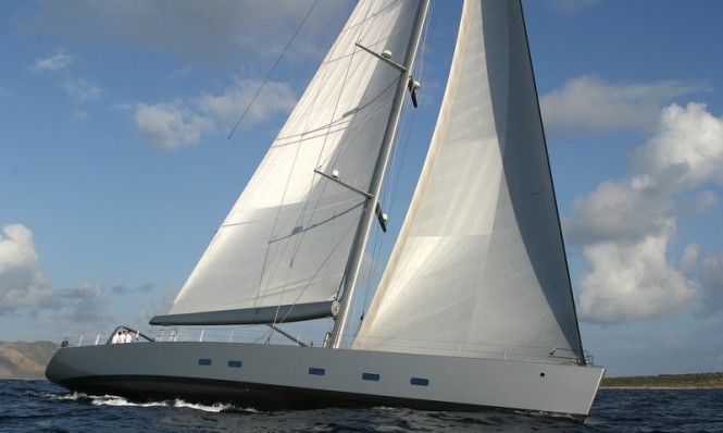 Piet Brouwer repairs electrical system aboard 37m Vitters sailing yacht GHOST