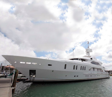 Asia Pacific Superyachts Malaysia reports the refit of 45m motor yacht SENSATION