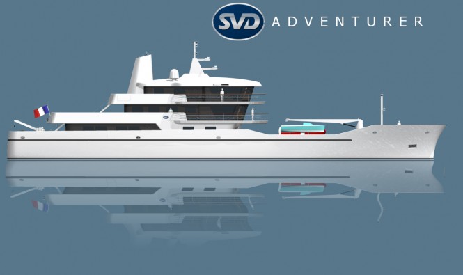 Latest 60m mega yacht Project ADVENTURER by SVDesign