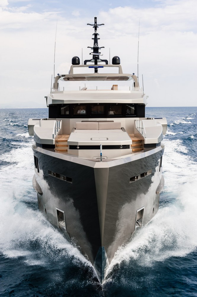 Admiral Tecnomar Yacht CACOS V recognized as the most silent motor yacht in the world