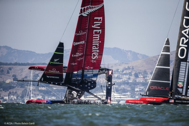 Near disaster for Emirates Team New Zealand at 34th America’s Cup
