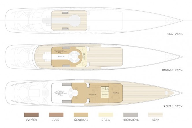 Future Concept Feadship Royale superyacht - layout Future Concept Feadship Royale superyacht - layout