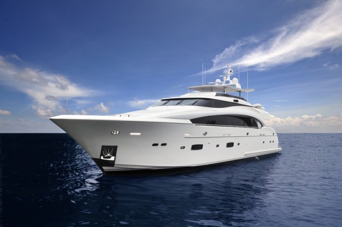 Debut of first Horizon RP110 superyacht ANDREA VI at Ft. Lauderdale Boat Show 2013